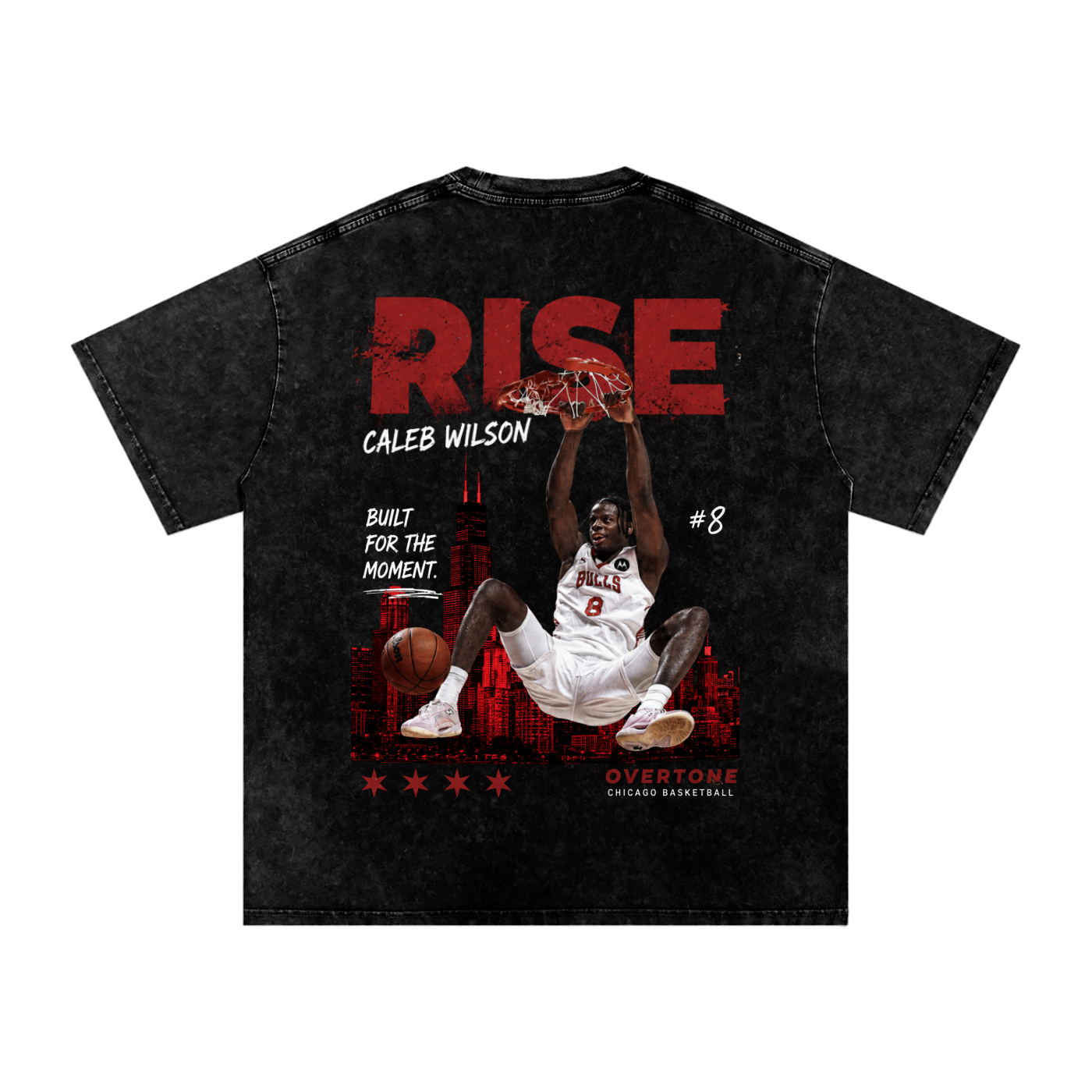 Snow Washed Oversized Caleb Wilson T-Shirt